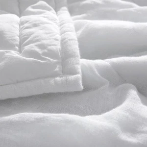 Dark Sky Reserve® - Portugal Made Linen-Cotton Supersoft Comforter - White - Picture 1 of 5