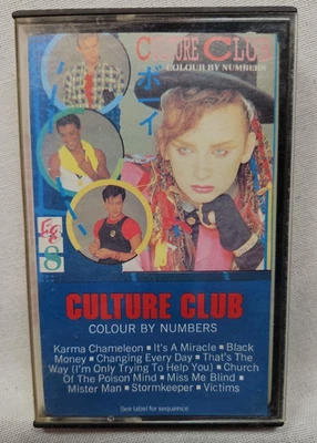 Cassette Culture Club Coulour By Numbers Virgin 1983 QET39107 - Imagem 1 de 4