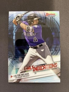2018 Bowman's Best #EI-26 Colton Welker Early Indications Colorado Rockies - Picture 1 of 2