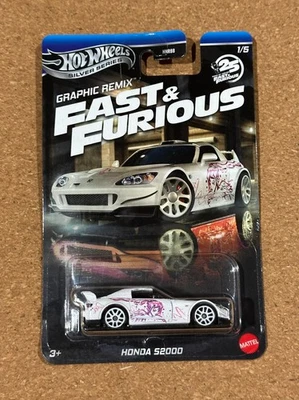 Hot Wheels Silver Series Fast & Furious Graphic Remix - Honda S2000 - Envío rápido Foto 1 de 2