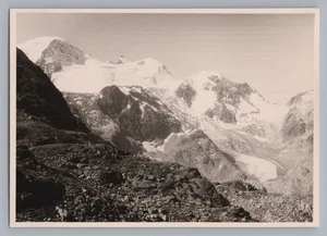 Sustenpass bei Innertkirchen 1960 - Steingletscher - Altes Foto - Picture 1 of 2