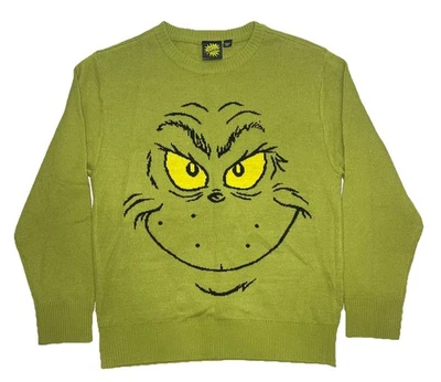 Suéter The Grinch Boys gráfico de férias gola redonda tamanho M (8–9) - Imagem 1 de 4