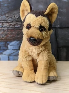 Peluche perro pastor alemán Wild Republic 12" peluche cachorro regalo sentado - Imagen 1 de 13