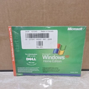 2002 Microsoft Windows XP Full Home Edition For PC Installation CD New Sealed - Picture 1 of 5