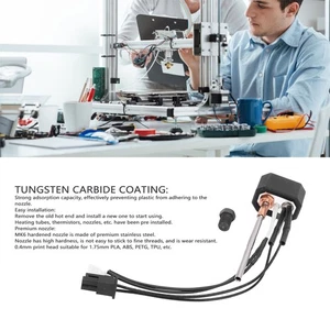 3D Printer Parts For Prusa i3 MK4 24V 40W Nozzle Heater Block Throat Hotend Kits - Picture 1 of 8