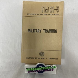 Manual de campo de entrenamiento militar FM 21-5 1957 vintage del ejército de Estados Unidos - Imagen 1 de 8