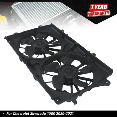 Conjunto de ventilador condensador radiador doble 626000 para Chevrolet Silverado 1500 Foto 1 de 4