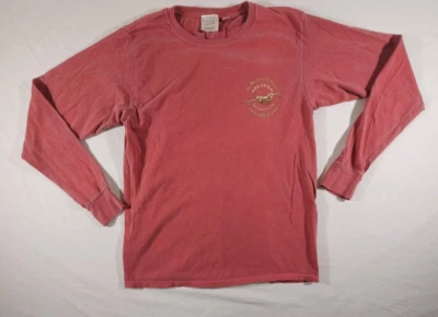 Camiseta Rainforest Café Disney Orlando Para Hombre Talla S Roja Manga Larga Foto 1 de 4