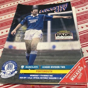 Leicester City V Portsmouth Division Two 11/03/92 - Picture 1 of 1