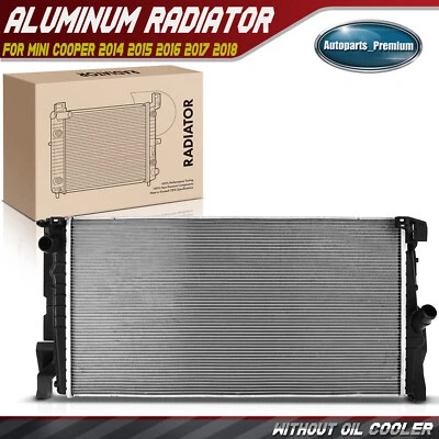 Radiator w/o Oil Cooler for Mini Cooper 2014 2015 2016 2017 2018 1.5L MC3010107 - Image 1 of 4