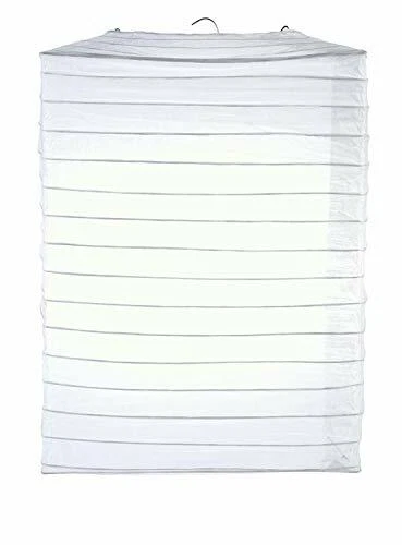 Linterna de papel Hako blanca Quasimoon de PaperLanternStore Foto 1 de 1