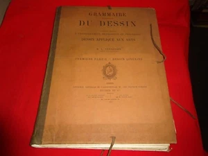 CERNESSON - Grammaire élémentaire du dessin - 1ère partie : Dessin linéaire. - Imagen 1 de 10