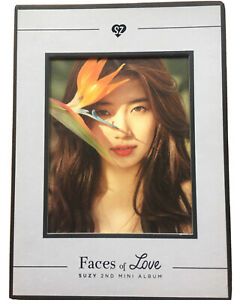 K-POP SUZY 2nd mini Album Faces of Love 4 Covers+Handwritten Lyrics NO Photocard