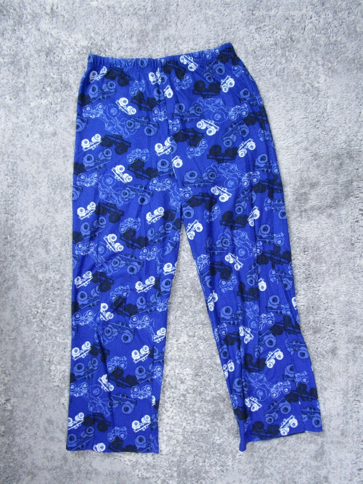 Pijama Faded Glory Niñas XL 14-16 Azul Monstruo Baúl Pantalones Prendas para dormir Informal Foto 1 de 4