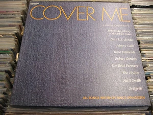 COVER ME SONGS OF BRUCE SPRINGSTEEN LP Promo JOHNNY CASH HOLLIES PATTI SMITH - Picture 1 of 4