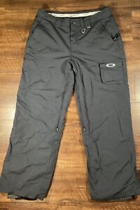 Vintage Men’s Oakley Software Black Ski SnowBoard Snow Pants Size Large, Red Tag