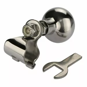 316 Stainless Steel Steering Wheel Maneuvering Knob Marine Boat Sport Control - Foto 1 di 8