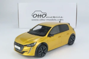 1/18 OTTO Mobile Peugeot 208 GT Jaune Faro Resin Car Model OT930 - Picture 1 of 1