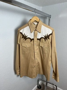 Vintage Gaucho Originals Cowboy Shirt Made In The USA / Size Large - Picture 1 of 16