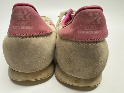 VINTAGE Converse L.A Olympics 1980's Magenta Trainers US Men's Size 9 - Image 1 of 4
