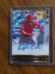 2020 Blatt ultimativer Entwurf Gold Dylan Carlson Auto/10 - Bild 1 von 2