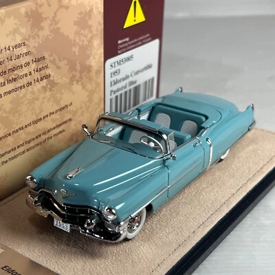 Sello 1/43 GLM Cadillac Eldorado 1953 convertible azul pastoral STM53005 Foto 1 de 2