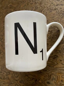 Taza Oficial Scrabble Cup Every Word's a Winner Letter N1 NUEVA - Imagen 1 de 4