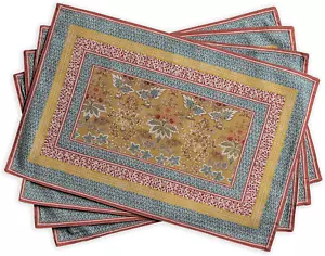 Juego de 4 manteles individuales Maison D'Hermine de tela lavable 100 % algodón, hogar, - Imagen 1 de 12