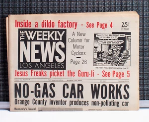 The Weekly News Los Angeles No Gas Car Works Kennedy's Brain - Picture 1 of 2