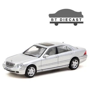 TARMAC WORKS MERCEDES BENZ S CLASS 1/64 BRILLIANT SILVER METALLIC T64G-072-SL - Picture 1 of 2
