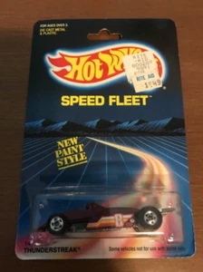 Vintage Hot Wheels 1986 Speed Fleet Thunderstreak # 1491 Malaysia - Picture 1 of 10