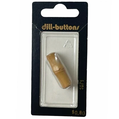 Buttons Toggle Brown Faux Bamboo 1-Hole 1-Pack Vintage 1-3/16" 30MM No1071 Dill - Image 1 of 4