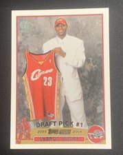 2003-04 TOPPS LEBRON JAMES 1ST EDITION ROOKIE CARD #221