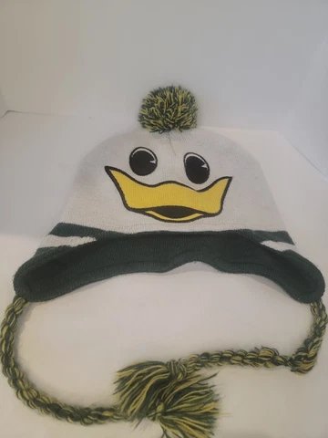 University of Oregon DUCKS Knit Beanie Winter Hat ~ ZaZootZ mascot wear Cover
