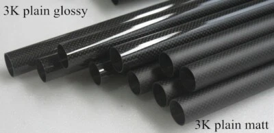 Carbon Fiber Tube OD 6mm X ID 5mm X  4mm X Length 500mm (Roll Wrapped)Model - Image 1 of 4