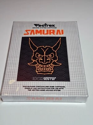 Vectrex Samurai Complete Boxed Game in Translucent Blue by Future Vector - Image 1 of 4
