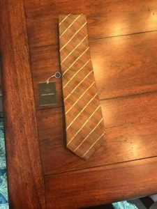 Auténtica corbata Joseph Abboud para hombre 100 % seda hecha en Italia 3,5" de ancho nueva con etiquetas - Imagen 1 de 11