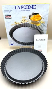 KAISER LA FORME Torta Torta QUICHE PAN Torta flan rotonda Germania antiaderente 12" - Foto 1 di 8