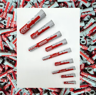 Fischer DuoPower Dübel Nylon 5, 6, 8,10,12, 14 mm, Universaldübel, Allzweckdübel - Bild 1 von 3