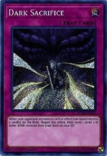 ( DARK SACRIFICE  ) - Secret - BLHR-EN056 - 1st  - NM - Yu-Gi-Oh Hero's Revenge