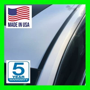 BLACK ROOF TOP TRIM MOLDINGS FOR 05 06 07 08 09 10 CHRYSLER 300 300C 2PC W/WRNTY - Picture 1 of 7