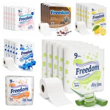 45 Freedom Inspirations Quilted 3 Ply Scented Toilet Paper 1 / 2 / 4 Packs Of 45