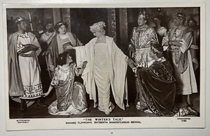 WINTERS TALE COLLECTION SCENE FROM THE PLAY VINTAGE GUTTENBERG POSTCARD - Picture 1 of 2