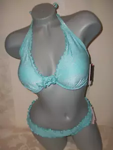 Bikini nuovo con etichette Victoria Secret 36D M Capri portaruffle scintillante itsy - Foto 1 di 2