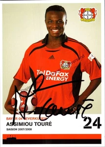 Original Autogramm Assimiou Touré  Bayer Leverkusen /// Autogramm Autograph sign - Picture 1 of 2