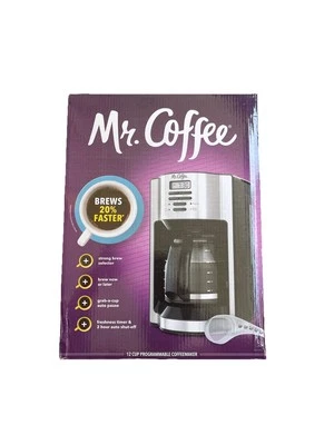 Mr. Coffee 12c Programmable Coffee Maker with Rapid Brew System Stainless Steel - Image 1 of 2