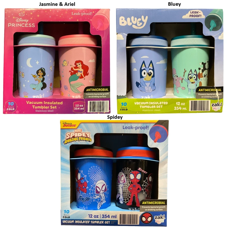 Zak Designs 12 oz. Juego de vasos aislados al vacío de acero inoxidable Foto 1 de 1