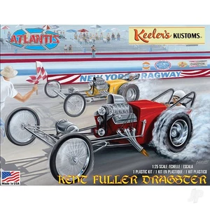 Atlantis Models 1/25 Keelers Kustoms Kent Fuller Dragster Plastic Kit - Picture 1 of 5