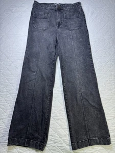 Lauren Conrad Womens Wide Leg Jeans Gray Denim Oeko-Tex Standard 100 Size 12 - Picture 1 of 12