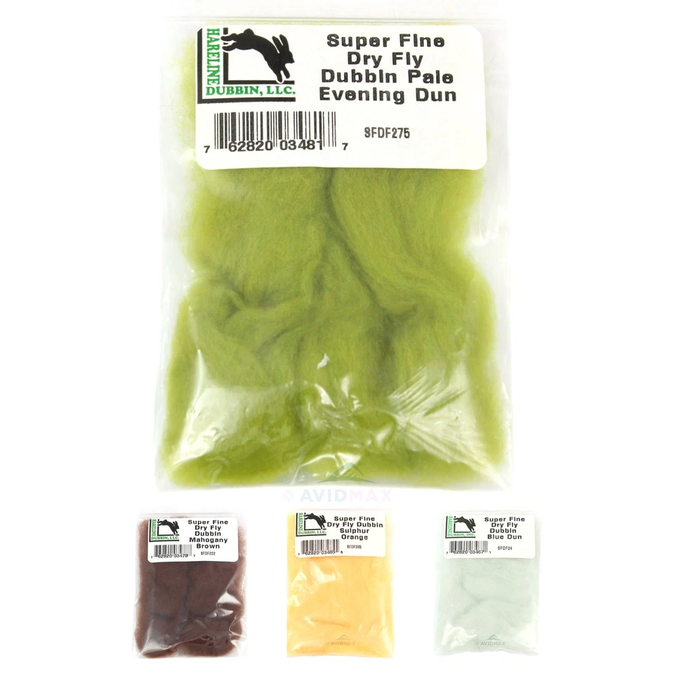 Doblaje Hareline Super Fine Dry Fly todos los colores Foto 1 de 1